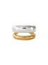 Main View - Click To Enlarge - PHILIPPE AUDIBERT - Kyler' 24k gold and silver-plated double band ring