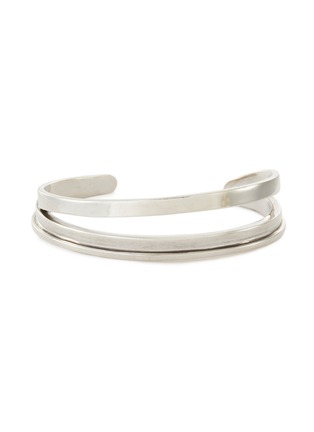Main View - Click To Enlarge - PHILIPPE AUDIBERT - Gibson' silver plated cut-out open band bracelet