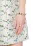 Figure View - Click To Enlarge - PHILIPPE AUDIBERT - Gibson' gold plated cut-out open band bracelet