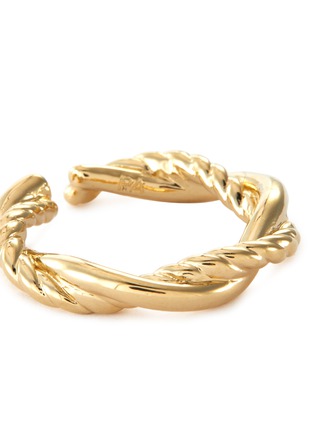 Detail View - Click To Enlarge - PHILIPPE AUDIBERT - Lax' 24k gold plated twisted open band ring