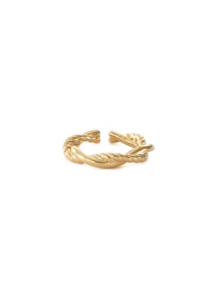 Main View - Click To Enlarge - PHILIPPE AUDIBERT - Lax' 24k gold plated twisted open band ring