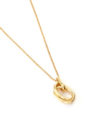 Detail View - Click To Enlarge - PHILIPPE AUDIBERT - Jude' gold plated intertwined pendant necklace