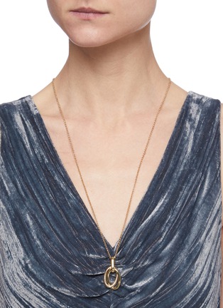 Figure View - Click To Enlarge - PHILIPPE AUDIBERT - Jude' gold plated intertwined pendant necklace