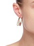Figure View - Click To Enlarge - PHILIPPE AUDIBERT - Gibson' 24k gold-plated hoop earrings