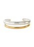 Main View - Click To Enlarge - PHILIPPE AUDIBERT - Kyler' silver 24k gold plated cut out open band bracelet