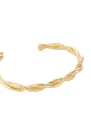 Detail View - Click To Enlarge - PHILIPPE AUDIBERT - Lax' 24k gold plated twisted open band bracelet