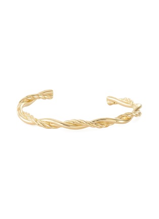 Main View - Click To Enlarge - PHILIPPE AUDIBERT - Lax' 24k gold plated twisted open band bracelet