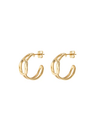 Main View - Click To Enlarge - PHILIPPE AUDIBERT - Elina' 24k gold plated earrings