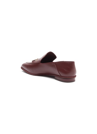  - SALVATORE FERRAGAMO - 'Cesaro' leather step in loafers