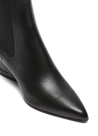 Detail View - Click To Enlarge - SALVATORE FERRAGAMO - 'Velta' leather chelsea boots