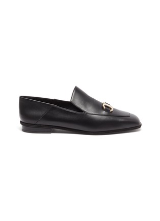 Main View - Click To Enlarge - SALVATORE FERRAGAMO - 'Cesaro' leather step in loafers