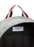 Detail View - Click To Enlarge - THOM BROWNE  - Four Bar Appliqué Nylon Backpack