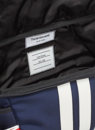 Detail View - Click To Enlarge - THOM BROWNE  - Four Bar Stripe Bum Bag