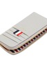 Detail View - Click To Enlarge - THOM BROWNE  - Tricolour Tab Grain Half Zip Around Leather Wallet
