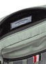 Detail View - Click To Enlarge - THOM BROWNE  - Tricolour Strap Four Bar Stripe Nylon Mini Messenger Bag