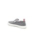 THOM BROWNE - 'Heritage' Tricolour Accent Wool Slip-on Sneakers