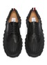 Detail View - Click To Enlarge - THOM BROWNE  - 'Longwing' Mudguard Overlay Leather Derby Shoes