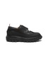 Main View - Click To Enlarge - THOM BROWNE  - 'Longwing' Mudguard Overlay Leather Derby Shoes