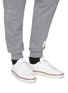 Figure View - Click To Enlarge - THOM BROWNE - Tricolour Welt Detail Leather Tennis Sneakers