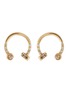 Main View - Click To Enlarge - XIAO WANG - Diamond 14k gold hoop earrings