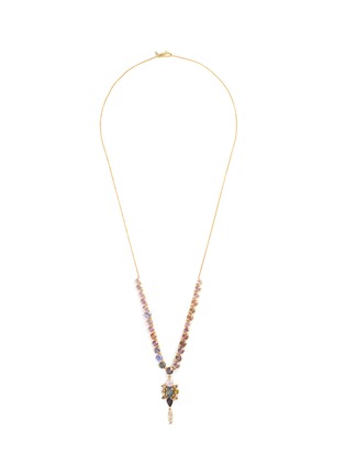 Main View - Click To Enlarge - XIAO WANG - 'Galaxy' Rose Cut Diamond Sapphire 18k gold necklace