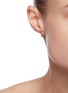Figure View - Click To Enlarge - XIAO WANG - 'Gravity' diamond 14k rose gold earrings