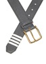 Detail View - Click To Enlarge - THOM BROWNE  - Four Bar Stripe Leather Belt