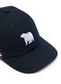 Detail View - Click To Enlarge - THOM BROWNE  - Embroidered Bear Tricolour Stripe Cap