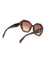 Figure View - Click To Enlarge - PRADA - 'Symbole' Oversized Angular Acetate Frame Sunglasses