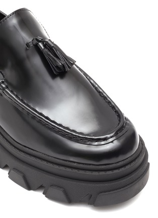 Detail View - Click To Enlarge - SAM EDELMAN - Dandrea' Tassel Leather Platform Loafers