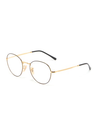 Main View - Click To Enlarge - RAY-BAN - Bicolour Round Metal Frame Optical Glasses