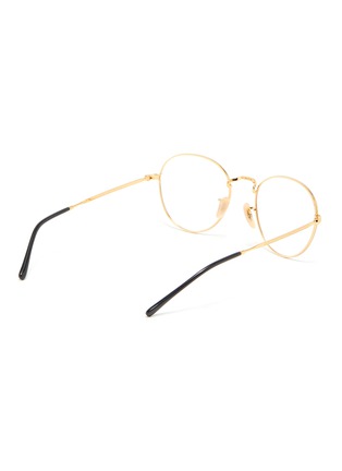 Figure View - Click To Enlarge - RAY-BAN - Bicolour Round Metal Frame Optical Glasses