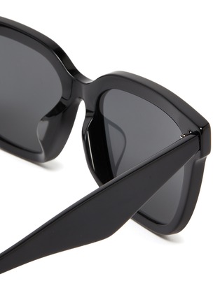 Detail View - Click To Enlarge - VALENTINO GARAVANI - Valentino Garavani 'Individual' VLTN Logo Acetate Frame Sunglasses