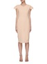 Main View - Click To Enlarge - ROLAND MOURET - Chafford' Ruched Shoulder Sheath Dress