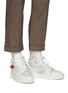 Figure View - Click To Enlarge - ACNE STUDIOS - Face Motif Charm High Top Leather Sneakers