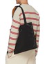 Front View - Click To Enlarge - ACNE STUDIOS - Face Plaque Nylon Tote