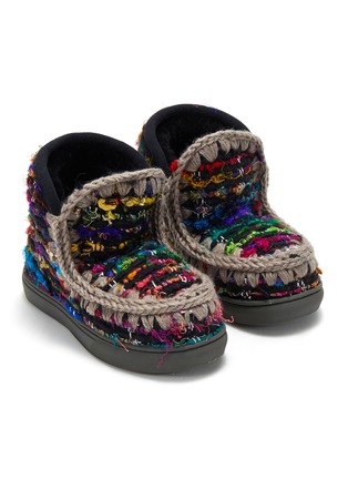 Figure View - Click To Enlarge - MOU - ESKIMO' PERSIAN WOVEN KIDS TODDLERS SHORT WINTER BOOTS
