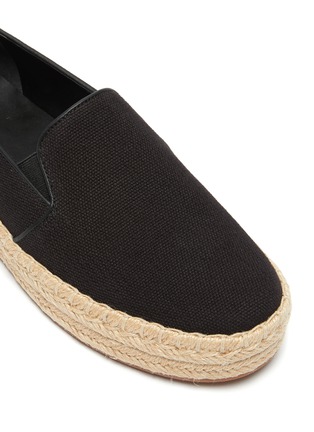 Detail View - Click To Enlarge - VINCE - Upton' canvas slip-on espadrilles
