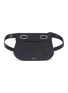 Main View - Click To Enlarge - NEOUS - Crux' Double Ring Detail Leather Belt Bag