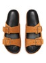 CLERGERIE - Esme' Double Strap Suede Platform Sandals