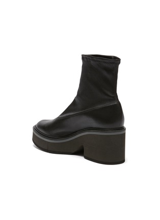 - CLERGERIE - 'Albane' Platform Sole Heeled Leather Boots