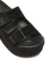 CLERGERIE - Esme' Double Strap Suede Platform Sandals