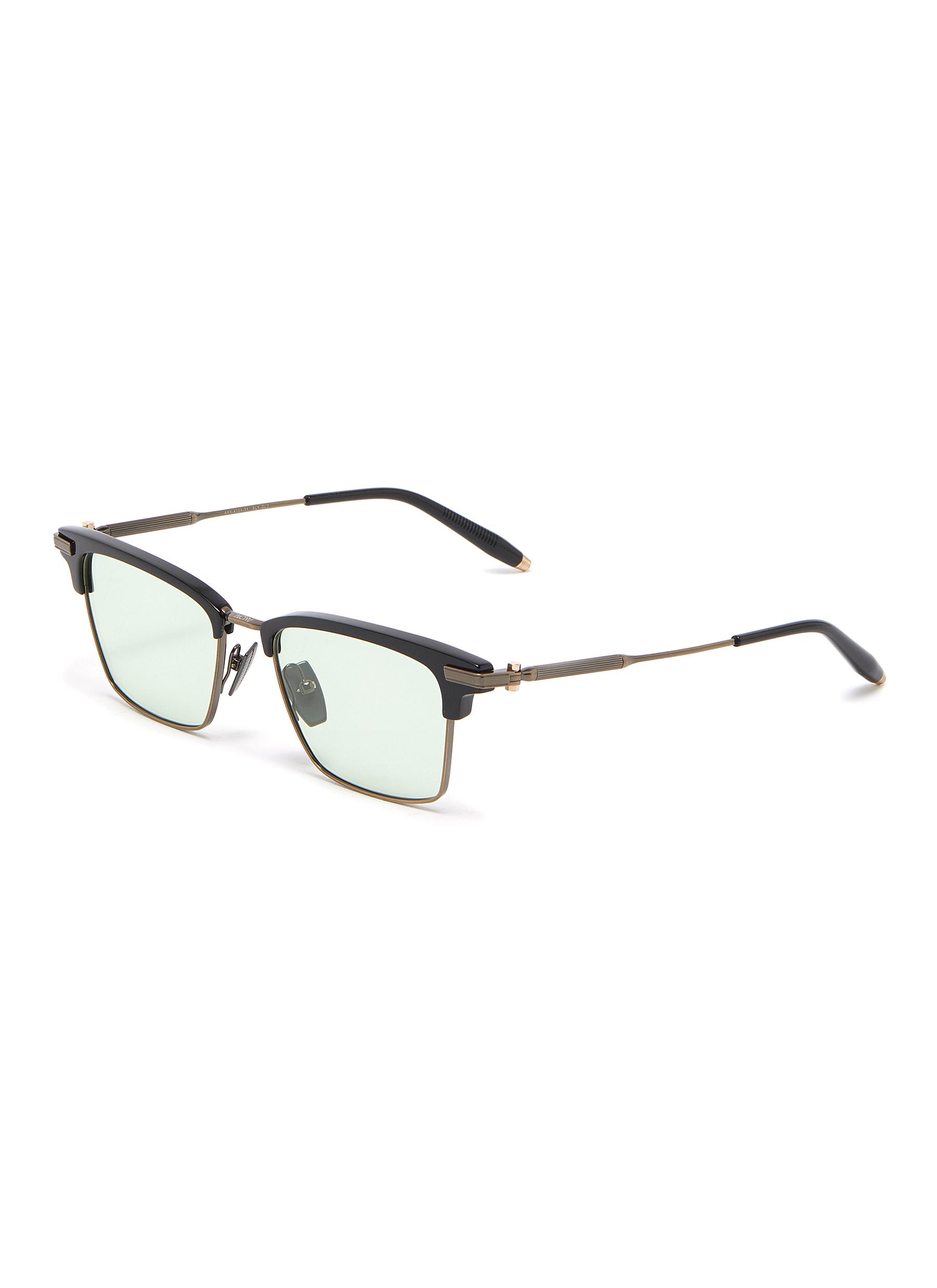 browline frame glasses