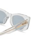 Detail View - Click To Enlarge - AKONI EYEWEAR - 'Aquila' acetate oval frame sunglasses