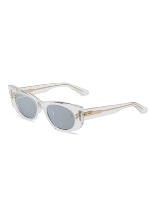 Main View - Click To Enlarge - AKONI EYEWEAR - 'Aquila' acetate oval frame sunglasses