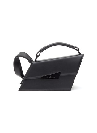 Main View - Click To Enlarge - ACNE STUDIOS - Asymmetric Top Flap Leather Bag