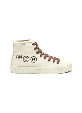 Main View - Click To Enlarge - ACNE STUDIOS - Canvas High Top Sneakers