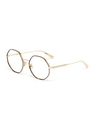 Main View - Click To Enlarge - DIOR - Gem Dior Angular Metal Frame Optical Glasses