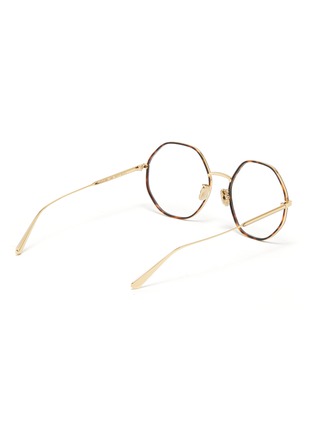 Figure View - Click To Enlarge - DIOR - Gem Dior Angular Metal Frame Optical Glasses