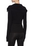 Back View - Click To Enlarge - HELMUT LANG - Wide collar cropped cardigan